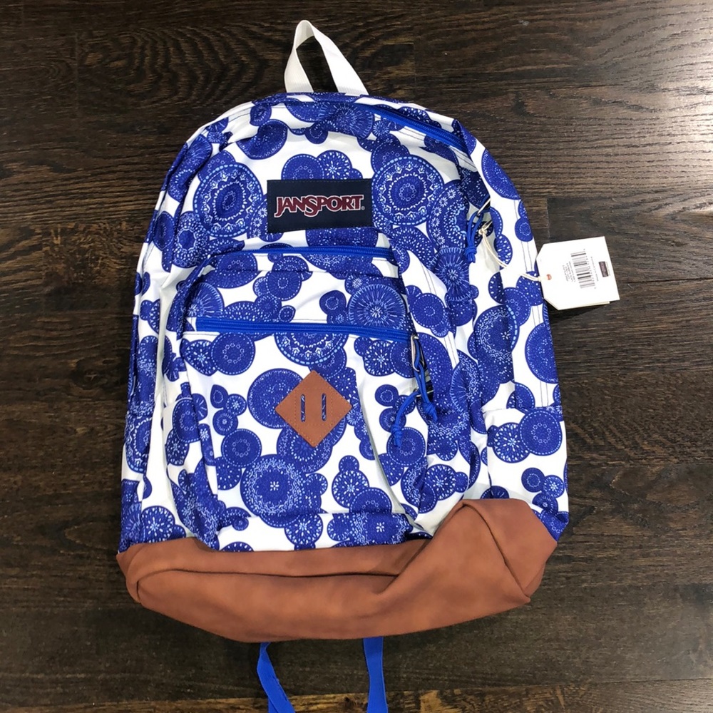 Jansport City View Lace Bubbles laptop backpack